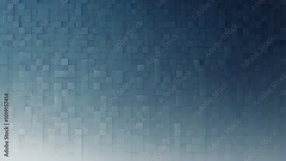 Poster abstract blue mosaic: a serene and subtly textured abstract background featuring a mosaic of varying