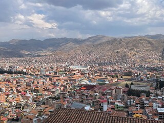 view old city, latin America, Peru, Cusco 