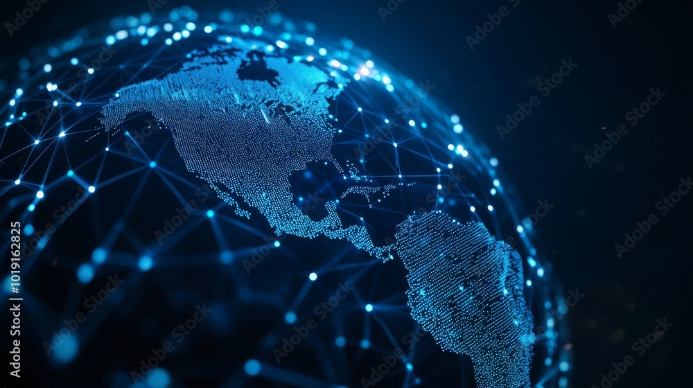 Poster with a background in high-tech and an eye for geospatial data, this is a dynamic masterpiece