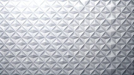 Abstract background of triangular patterns in white colors low poly wallpaper panoramic