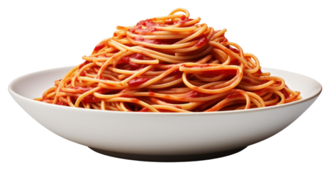 PNG Spaghetti pasta food white background.