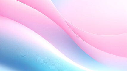 カラフルなピンクと青の滑らかな曲線の背景素材