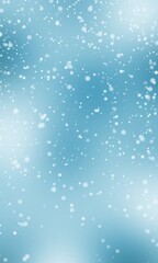 Snowflakes against a blue sky