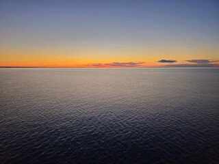 Sunrise over the sea