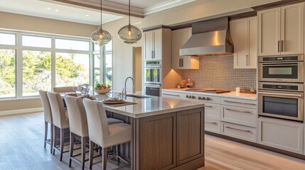 New luxury home beautiful kitchen