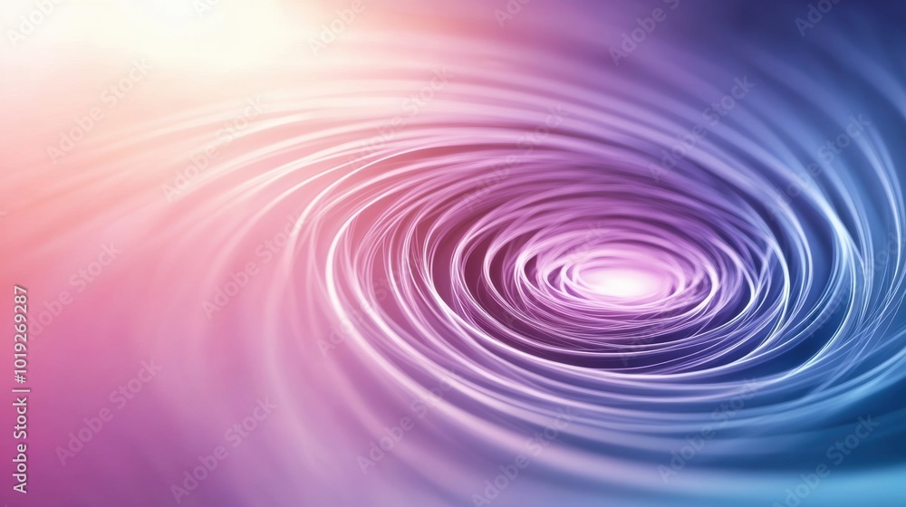 Aufkleber abstract light swirls with colorful gradient background
