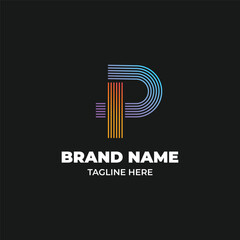 Logo of Letter P