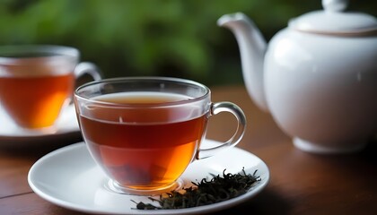 cup of tea and teapot