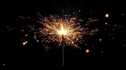 Vibrant Fireworks Display at New Year's Celebration 2025 | National Geographic Style Product Photography