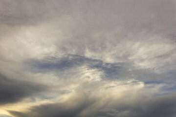 Obraz premium storm clouds timelapse