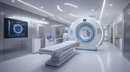 CT Scan Machine in a Modern Hospital