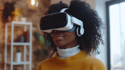 African American marketers creating immersive AR/VR digital marketing campaigns, engaging customers with interactive experiences