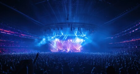 Concert in a Large Stadium