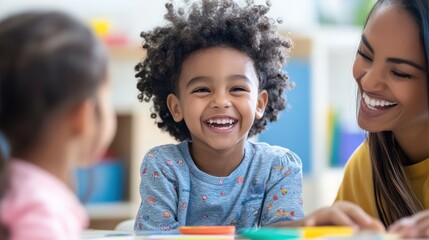 African American parents teaching kids financial literacy, building strong money habits early in life