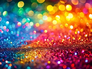 Shimmering Glitter Overlay for Creative Projects and Backgrounds in Various Color Palettes and Textures