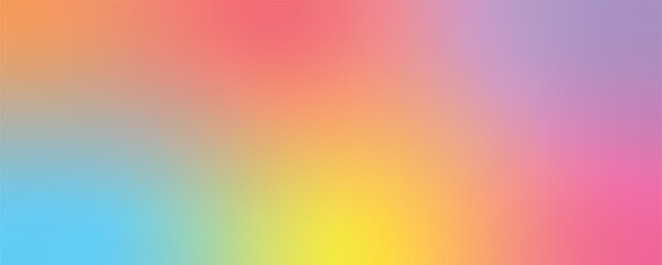 Abstract pastel blurred gradient banner background texture. 