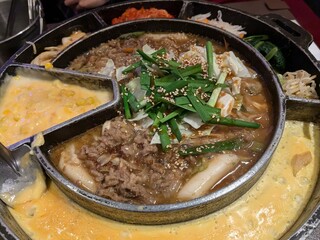 the popular Korean cuisine 