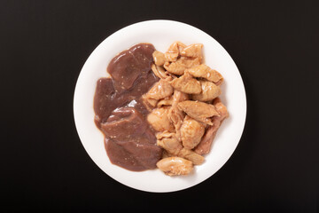 豚ミックスホルモン（レバー　ボイルもつ）