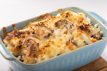 ナスのマカロニグラタン