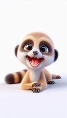 Obraz premium 3D Erdmännchen