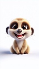 Obraz premium 3D Erdmännchen