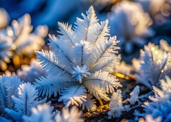 Stunning Close-Up Images of Frost Flowers on Cold Winter Mornings with Beautiful Ice Patterns