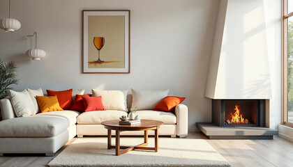 Interior Design With Furniture for a Modern Living Room