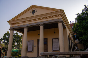 Old British style house on Gulangyu island, Xiamen, China.