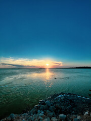 sunset over the sea © Damaris