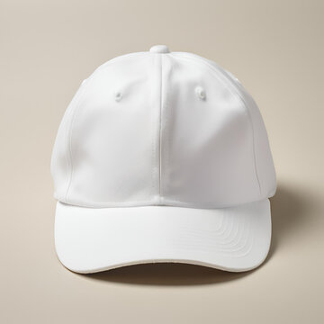 Bon&eacute; branco para usar em mockup, apresenta&ccedil;&atilde;o 