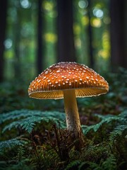 Fototapeta premium Mushrooms in the woods