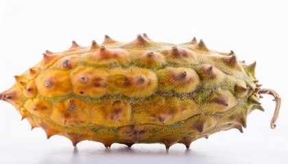 Fototapeta premium Horned Melon on white background. Horned Melon Fruit Isolated.