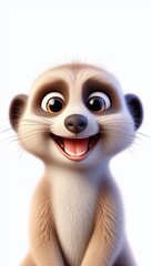 Obraz premium 3D Erdmännchen