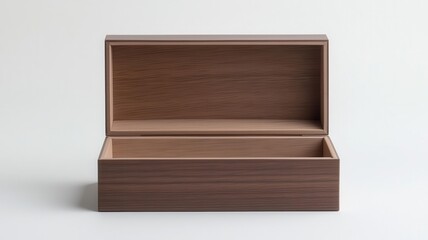 Textured offset box with finger notches for easy opening, featuring no printed graphics or labels   finger notches, tactile design