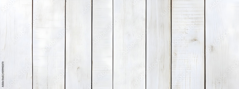 Poster minimalist and clean white wooden background or surface with simple and natural texture flat lay des