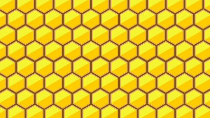 Seamless Honeycomb Pattern Vector Background