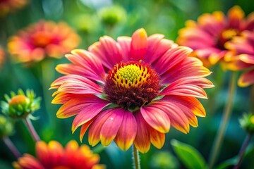 Vibrant and Delicate Clitoros Flower Blooming in Nature with Soft Background and Natural Light