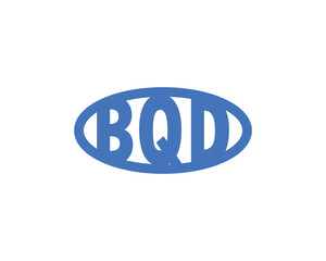 BQD logo design vector template. BQD