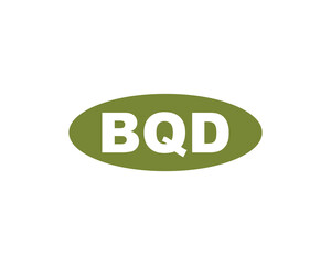 BQD logo design vector template. BQD