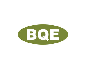 BQE logo design vector template. BQE