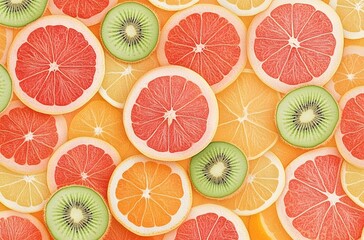 citrus fruits background