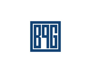 BQG logo design vector template. BQG