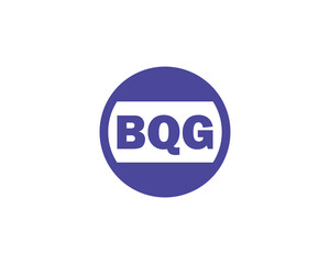 BQG logo design vector template. BQG