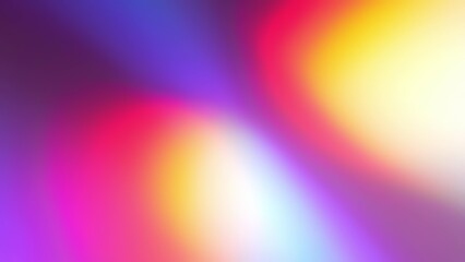 Rainbow neon light flares background. Optical Crystal Prism Flare Beams. Abstract blur animation