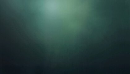 Abstract green gradient background with blurred light effect