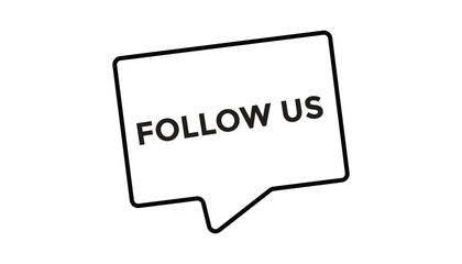 Follow us web banner templates. Vector Illustration 
