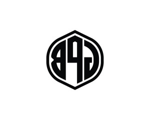 BQJ logo design vector template. BQJ