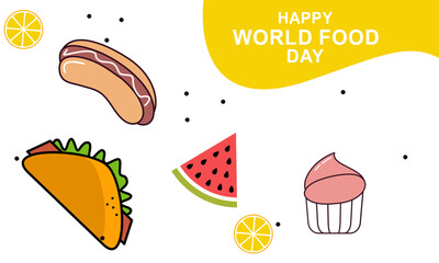 World food safety day celebration vector design illustration