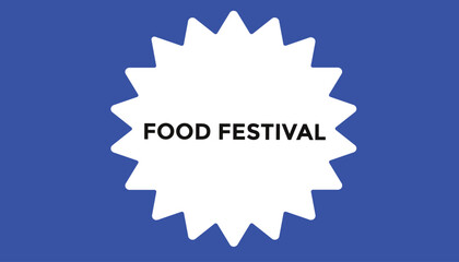 Food festival web banner templates. Vector Illustration