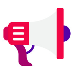 Megaphone Creative Agency icon illustration 